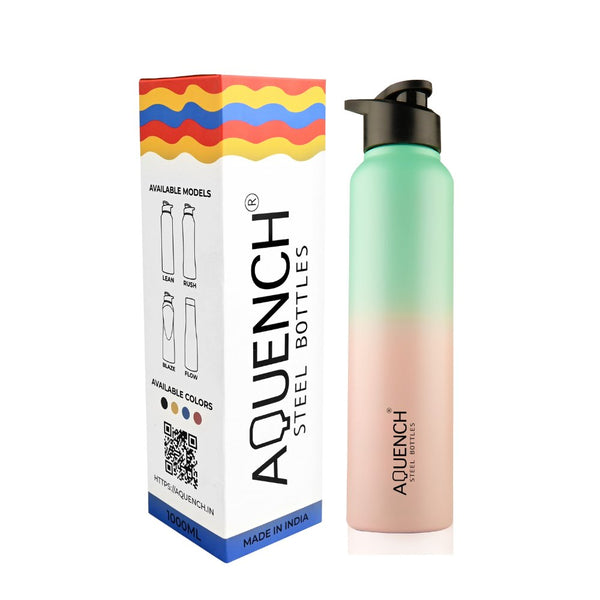 Lean Pro Pink Green Water Bottle - My Store