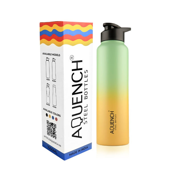 Lean Pro Yellow Green Water Bottle - My Store