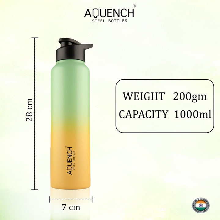 Lean Pro Yellow Green Water Bottle - My Store